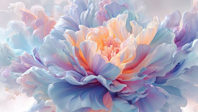 Chromatic Bloom Neo-Floral Genesis (16) - Powered by Adobe
