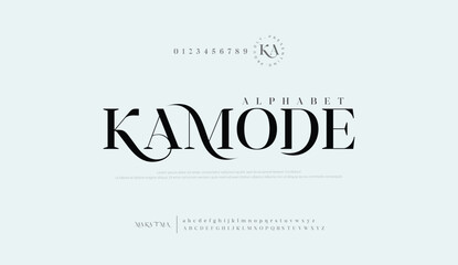 Classic minimal luxury font alphabet logo. Typography beauty fashion elegant minimalist serif italic fonts decorative wedding vintage retro logos. vector illustration