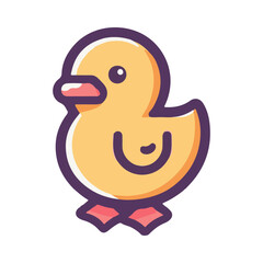 Fototapeta premium duckling illustration design