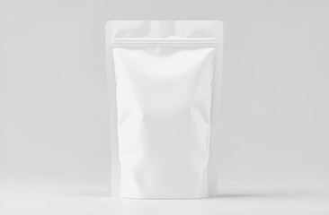Blank craft plastic pouch, black packages big and small on studio background, mylar bags isolated for coffee or food, cosmetic products, snack, candy. Different sizes, mock up