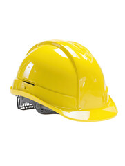Fototapeta premium Yellow hard hat isolated on transparent background