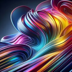 abstract background with colorful lines
