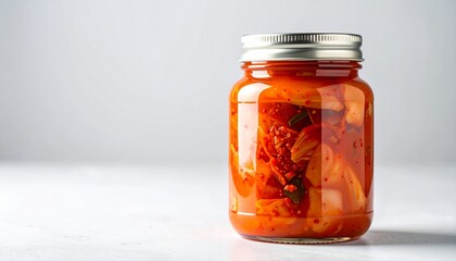 Fermented Kimchi in Jar