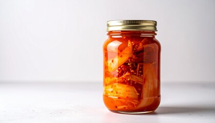 Fermented Kimchi in Jar