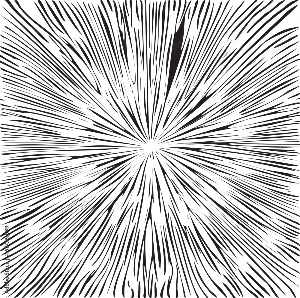 Poster circular starburst explosion texture. distressed uneven grunge background. abstract vector illustrat