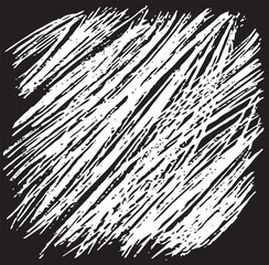 Rough black and white texture vector. Distressed overlay texture. Grunge background. Abstract textured effect. Vector Illustration. Black isolated on white background. EPS10.