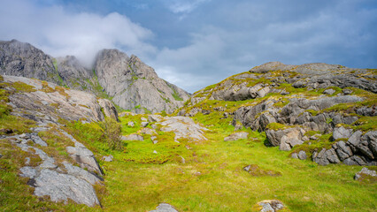 Landschaft am Nusfjord - Lofoten Norwegen