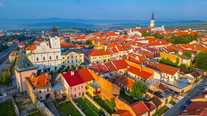 Panorama view of Levoca, Slovakia © dudlajzov