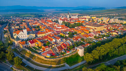 Panorama view of Levoca, Slovakia © dudlajzov