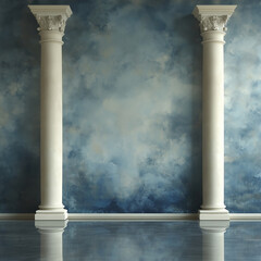 Luxury Architectural Wall Murals &ndash; Elegant Backdrops with Classical Arches, Columns, Fresco Style and Marble Textures-3
