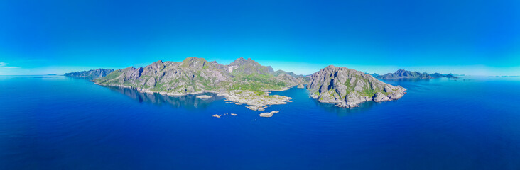 Nusfjord aus der Luft - Lofoten - Norwegen