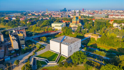 Fototapeta premium Brama Poznania museum in Polish town Poznan