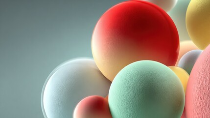   A collection of diverse-colored eggs  in various arrangements