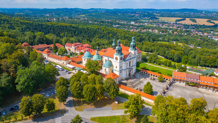 Fototapeta premium Kalwaria Zebrzydowska monastery in Poland during a sunny day