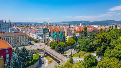 Panorama view of Kosice, Slovakia