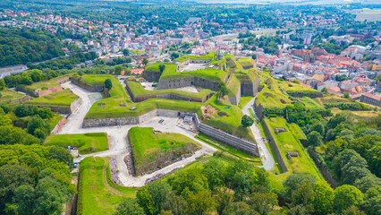 Panorama of Klodzko fortress in Poland