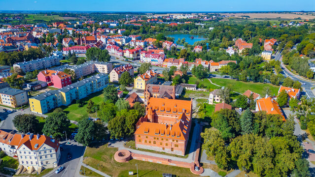 Summer day at Ketrzyn castle in Poland