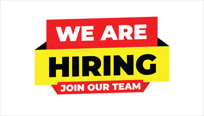 WE ARE HIRING – JOIN OUR TEAM
