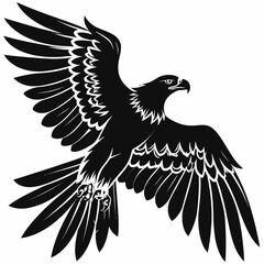 Eagle Vector Silhouette Illustration