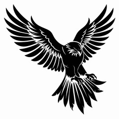 Eagle Vector Silhouette Illustration