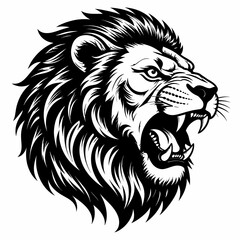 Lion Silhouette Vector Illustration