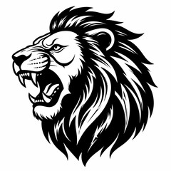 Lion Silhouette Vector Illustration