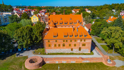 Summer day at Ketrzyn castle in Poland