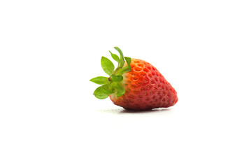 Strawberry on a white background - isolated.