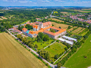 Naklejka premium Benedictine monastery in Rajhrad, Czech republic