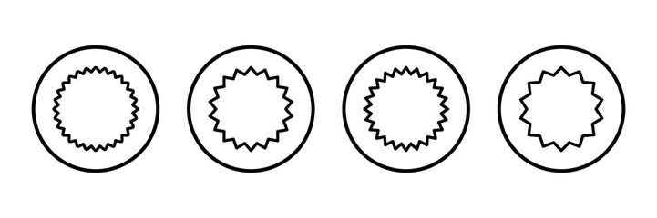 Badge icon logo design. Awards icon vector. Achieve sign and symbols. Stamp