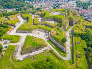 Fototapeta premium Panorama of Klodzko fortress in Poland