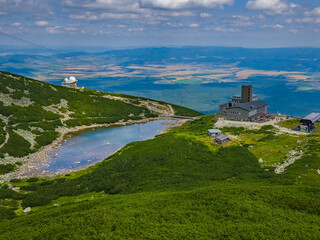 Naklejka premium Skalnate pleso lake in High Tatras in Slovakia