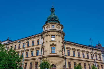 Fototapeta premium Colourful buildings in Jihlava, Czech republic