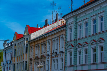 Fototapeta premium Main street in Tabor, Czech republic