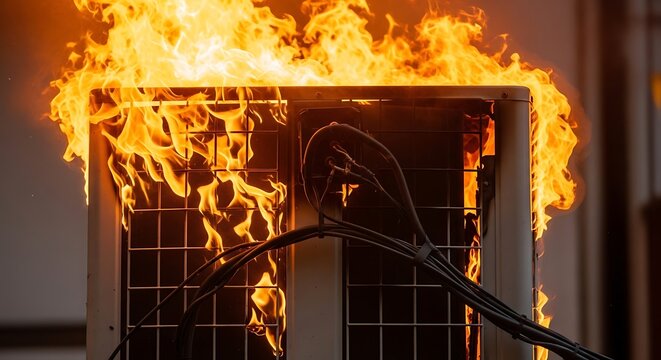 Solar Panel Fire Safety Hazard.