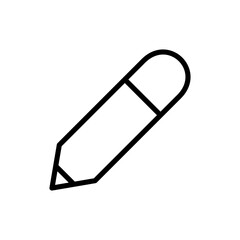 Pencil icon symbol for apps and websites. pen sign and symbol. edit icon vector