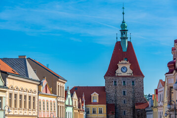 Fototapeta premium Lower gate at Domazlice in Czech republic
