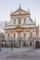 Obraz premium Saints Peter and Paul Church in Krakow/Cracow, Poland.