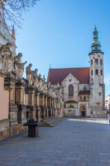 Fototapeta premium Saint Andrew church and Saints Peter and Paul Church in Krakow/C