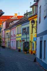 Panska street in Czech town Ceske Budejovice