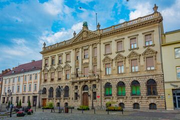 Palace Under the globe in Szczecin, Poland