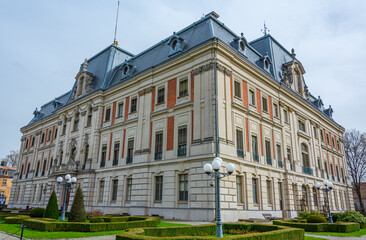 Fototapeta premium View of the Pszczyna castle in Poland