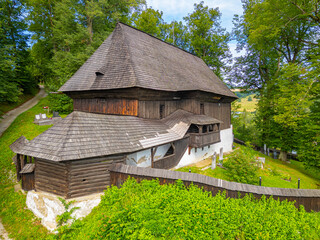 Obraz premium Wooden articular church of Lestiny in Slovakia