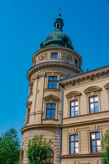 Colourful buildings in Jihlava, Czech republic