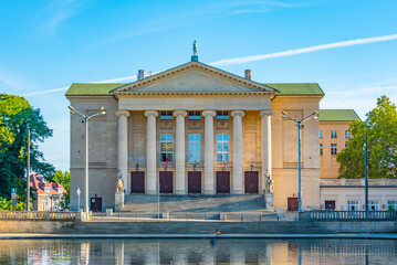 Naklejka premium Grand Theatre in poznan, Poland