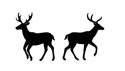 deer silhouette vector