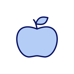 Apple icon vector. Apple sign and symbols for web design.
