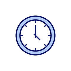 Clock icon vector. Time sign and symbol. watch icon