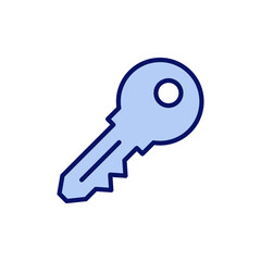 Key icon vector. Key sign and symbol.