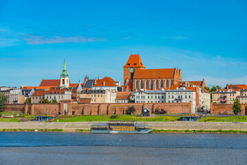 Panorama view of Torun in Poland © dudlajzov